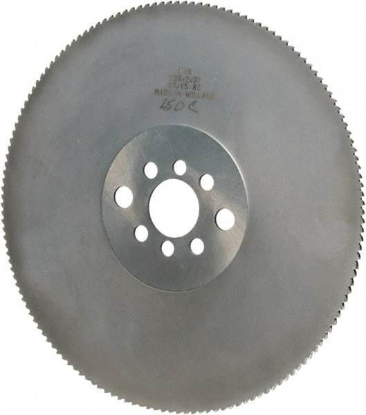 Kinkelder Saw - 225mm Blade Diam, 150 Teeth, High Speed Steel Cold Saw Blade - 32mm Arbor Hole Diam, 2mm Blade Thickness - Exact Tool & Supply