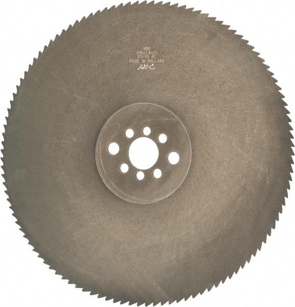 Kinkelder Saw - 315mm Blade Diam, 120 Teeth, High Speed Steel Cold Saw Blade - 32mm Arbor Hole Diam, 2.5mm Blade Thickness - Exact Tool & Supply