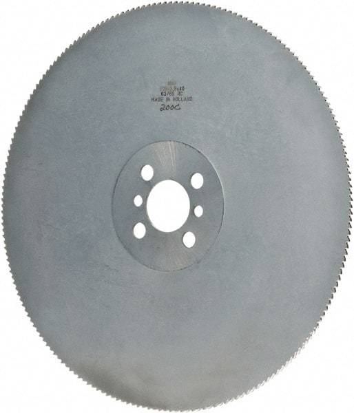 Kinkelder Saw - 350mm Blade Diam, 160 Teeth, High Speed Steel Cold Saw Blade - 40mm Arbor Hole Diam, 2.5mm Blade Thickness - Exact Tool & Supply