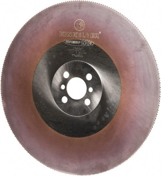 Kinkelder Saw - 315mm Blade Diam, 250 Teeth, High Speed Steel Cold Saw Blade - 40mm Arbor Hole Diam, 2.5mm Blade Thickness - Exact Tool & Supply