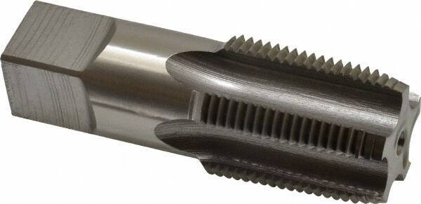 Hertel - 1 - 11-1/2 NPTF Thread, 5 Flute Standard Pipe Tap - 3-3/4" OAL, Bright Finish, High Speed Steel - Exact Tool & Supply