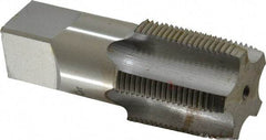 Hertel - 1-1/4 - 11-1/2 NPT Thread, 5 Flute Standard Pipe Tap - 4" OAL, Bright Finish, High Speed Steel - Exact Tool & Supply