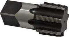Hertel - 2 - 11-1/2 NPT Thread, 7 Flute Standard Pipe Tap - 4-1/2" OAL, Bright Finish, High Speed Steel - Exact Tool & Supply