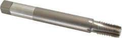 Hertel - 3/8-18 NPT, 5 Flute, High Speed Steel, Extension Pipe Tap - 6" OAL, 1-1/16" Thread Length - Exact Tool & Supply