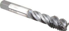 OSG - 5/8-11 UNC 4 Flute 2B Modified Bottoming Spiral Flute Tap - Vanadium High Speed Steel, TiCN Finish, 3-13/16" OAL, Right Hand Flute, Right Hand Thread, H5, Series 290 - Exact Tool & Supply