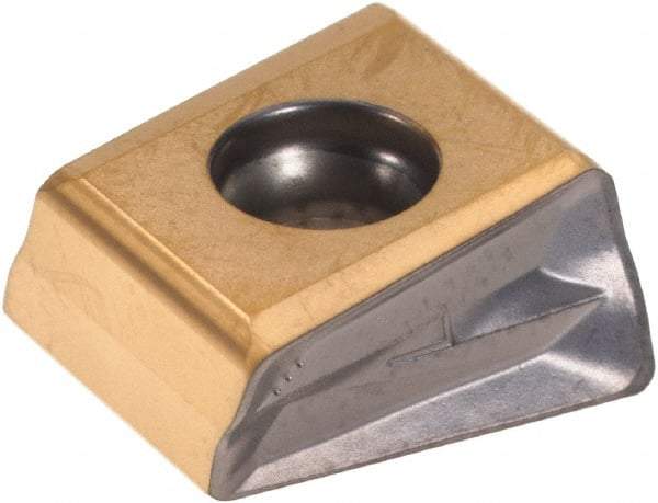 Iscar - T490 LNHT1306 Grade IC830 Carbide Milling Insert - TiAlN/TiN Finish, 0.5138" Thick, 0.8mm Corner Radius - Exact Tool & Supply