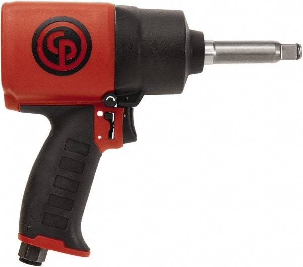 Chicago Pneumatic - 1/2" Drive, 9,000 RPM, 750 Ft/Lb Torque Impact Wrench - Pistol Grip Handle, 1,260 IPM, 19 CFM, 90 psi, 1/4" NPT Inlet - Exact Tool & Supply
