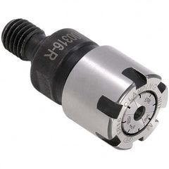 Techniks - 1mm x 10.5mm Threaded Shank ER ER16 Collet Chuck - Exact Tool & Supply