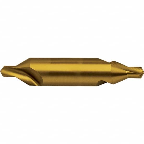 Guhring - Metric Plain Cut 60° Incl Angle High Speed Steel Combo Drill & Countersink - Exact Tool & Supply