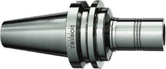Schunk - CAT50 Taper Shank 32mm Hole End Mill Holder/Adapter - 45mm Nose Diam, 150mm Projection, Through Coolant - Exact Tool & Supply