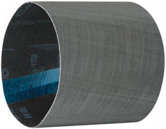 Metabo - 400 Grit Zirconia Alumina Coated Spiral Band - 4" Diam x 4" Wide, Very Fine Grade - Exact Tool & Supply