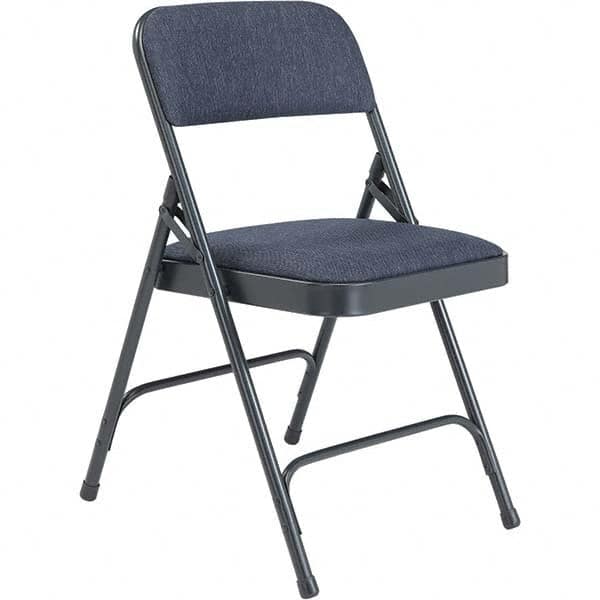 National Public Seating - Folding Chairs Pad Type: Folding Chair w/Fabric Padded Seat Material: Fabric; Steel - Exact Tool & Supply