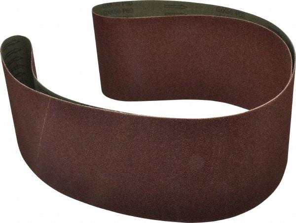 Tru-Maxx - 6" Wide x 79" OAL, 60 Grit, Aluminum Oxide Abrasive Belt - Aluminum Oxide, Coarse, Coated, X Weighted Cloth Backing, Dry - Exact Tool & Supply