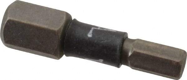 Wera - 4mm Hex Screwdriver Bit - 1/4" Drive, 1" OAL - Exact Tool & Supply