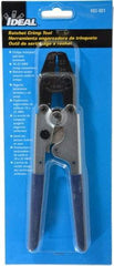 Ideal - 10" OAL Crimping Pliers - Vinyl Coated Handle - Exact Tool & Supply