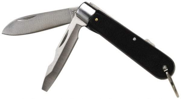 Ideal - 2-3/4" Blade, 5" OAL, Straight Pocket Knife - 5" OAL - Exact Tool & Supply