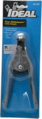 Ideal - RG-59 Max Capacity Automatic Wire Stripper - 7" OAL, Plastic Cushion Handle - Exact Tool & Supply