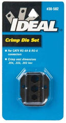 Ideal - RG-59, RG-6 Crimping Die Set - Use with Crimpmaster Ratcheting Crimp Tool - Exact Tool & Supply