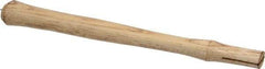 Made in USA - 14" Long Replacement Handle for Blacksmith Hammers - 1-3/16" Eye Length x 11/16" Eye Width, Hickory, Material Grade Type B - Exact Tool & Supply