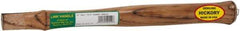Made in USA - 14" Long Replacement Handle for Ball Pein, Machinist & Riveting Hammers - 15/16" Eye Length x 17/32" Eye Width, Hickory, Material Grade Type B - Exact Tool & Supply
