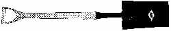 NUPLA - Shovels, Spades, Diggers & Hoes Type: Spade Blade Width (Inch): 7-1/2 - Exact Tool & Supply