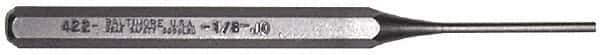 Mayhew - 1/8" Pin Punch - 6" OAL, Steel - Exact Tool & Supply