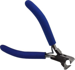 Aven - 4-1/2" OAL, 20 AWG Capacity, Box Joint Cutter - 23/32" Jaw Length x 29/64" Jaw Width, 8° Oblique Head, ESD Cushion Handle - Exact Tool & Supply
