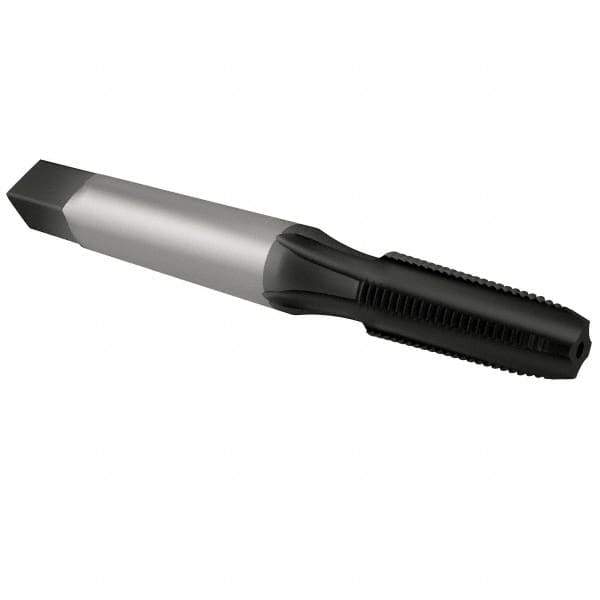Reiff & Nestor - 1/16-27 NPT Thread, 4 Flute Standard Pipe Tap - 2-1/8" OAL, 11/16" Thread Length, 5/16" Shank Diam, Nitride Finish, High Speed Steel - Exact Tool & Supply
