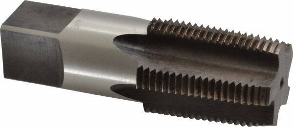 Reiff & Nestor - 1 - 11-1/2 NPT Thread, 5 Flute Standard Pipe Tap - 3-3/4" OAL, 1-3/4" Thread Length, 1-1/8" Shank Diam, Nitride Finish, High Speed Steel - Exact Tool & Supply