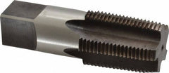 Reiff & Nestor - 1 - 11-1/2 NPT Thread, 5 Flute Standard Pipe Tap - 3-3/4" OAL, 1-3/4" Thread Length, 1-1/8" Shank Diam, Nitride Finish, High Speed Steel - Exact Tool & Supply
