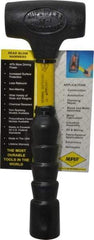 NUPLA - 1 Lb Head 1-5/8" Face Nonmarring Hammer - 11" OAL, Fiberglass Handle - Exact Tool & Supply