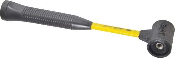 NUPLA - 1 Lb Head 1-1/2" Face Composite Nonmarring Hammer without Faces - Fiberglass Handle - Exact Tool & Supply