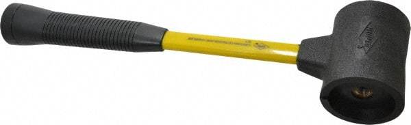 NUPLA - 2-1/2 Lb Head 2-1/2" Face Composite Nonmarring Hammer without Faces - Fiberglass Handle - Exact Tool & Supply