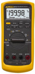 Fluke - 2 Piece, Digital Multimeter Kit - 1,000 Volt Max, 10 Max Amp - Exact Tool & Supply