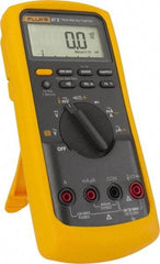 Fluke - 87-5, CAT IV, CAT III, 1,000 VAC/VDC, Digital True RMS Auto Ranging Manual Ranging Multimeter - 50 mOhm, Measures Voltage, Capacitance, Current, Frequency, Resistance, Temperature - Exact Tool & Supply