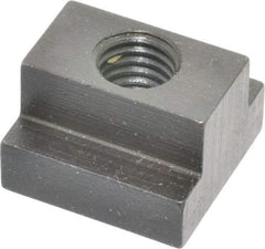 Gibraltar - 1/2-13 Blind Tapped T Slot Nut - 5/8" Slot Width, 1-1/8 x 3/8" Base Width x Height, 1-1/8 x 3/4" OAL x Height - Exact Tool & Supply
