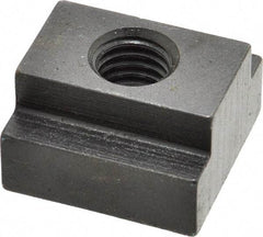 Gibraltar - 1/2-13 Blind Tapped T Slot Nut - 3/4" Slot Width, 1-1/4 x 15/32" Base Width x Height, 1-1/4 x 3/4" OAL x Height - Exact Tool & Supply