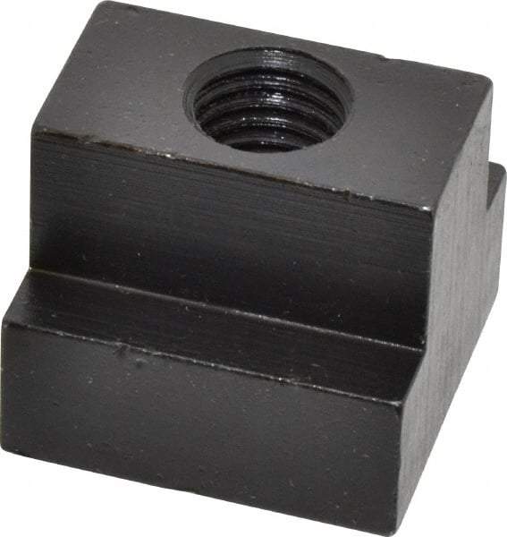 Gibraltar - 3/4-10 Tapped Through T Slot Nut - 1" Slot Width, 1-3/4 x 3/4" Base Width x Height, 1-3/4 x 1-1/2" OAL x Height - Exact Tool & Supply