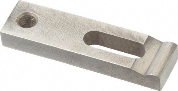 Gibraltar - 7/32" Stud, Stainless Steel, Strap Clamp - 7/16" Travel, 1-3/4" OAL x 1/2" Wide x 1/4" High, Radius Nose - Exact Tool & Supply