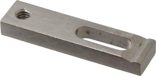 Gibraltar - 9/32" Stud, Stainless Steel, Strap Clamp - 11/16" Travel, 2-1/2" OAL x 5/8" Wide x 5/16" High, Radius Nose - Exact Tool & Supply