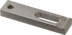 Gibraltar - 9/32" Stud, Stainless Steel, Strap Clamp - 11/16" Travel, 2-1/2" OAL x 5/8" Wide x 5/16" High, Radius Nose - Exact Tool & Supply