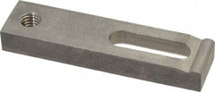 Gibraltar - 11/32" Stud, Stainless Steel, Strap Clamp - 7/8" Travel, 3" OAL x 3/4" Wide x 3/8" High, Radius Nose - Exact Tool & Supply
