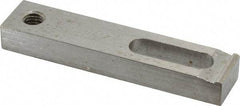 Gibraltar - 13/32" Stud, Stainless Steel, Strap Clamp - 1-1/8" Travel, 4" OAL x 7/8" Wide x 1/2" High, Radius Nose - Exact Tool & Supply