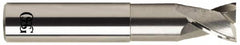 OSG - 1", 1" LOC, 1" Shank Diam, 5" OAL, 2 Flute, Solid Carbide Square End Mill - Exact Tool & Supply