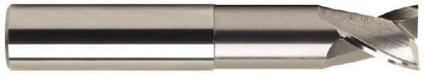 OSG - 1", 2 Flute, Single End, Solid Carbide, 0.09" Corner Radius End Mill - 6" OAL, 30° Helix, Right Hand Flute, 1" LOC, Right Hand Cut, 3-3/8" Extended Reach - Exact Tool & Supply