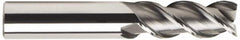 OSG - 1" Diam 3 Flute Solid Carbide 0.09" Corner Radius End Mill - Exact Tool & Supply