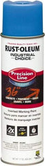 Rust-Oleum - 17 fl oz Blue Marking Paint - Water-Based Formula - Exact Tool & Supply