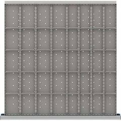 LISTA - 40-Compartment Drawer Divider Layout for 3.15" High Drawers - Exact Tool & Supply