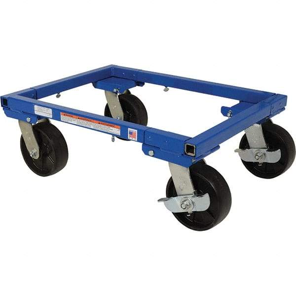 Vestil - 3,000 Lb Capacity Steel Dolly - 22" Long x 16" Wide - Exact Tool & Supply