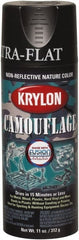 Krylon - 11 oz Black Flat Finish Latex Paint - Exact Tool & Supply